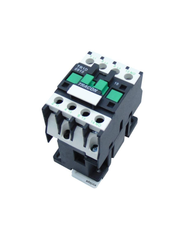 Three-phase contactor 18A 400Vac open auxiliary contact NA TR1D Series