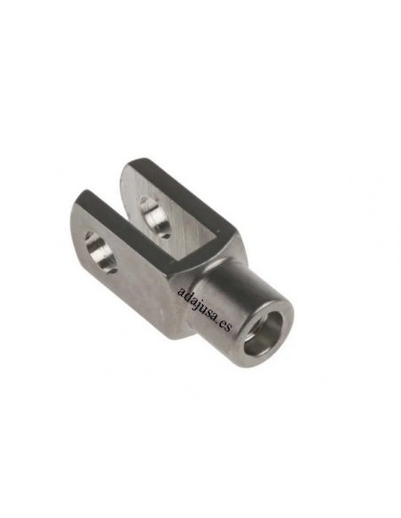 Stainless steel fork, 10x20FG M10x1.25 female thread - adajusa.com.a