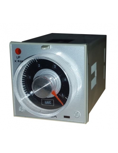 Temporizador multi-velocidade 48x48 plugável 230Vac (na conexão)