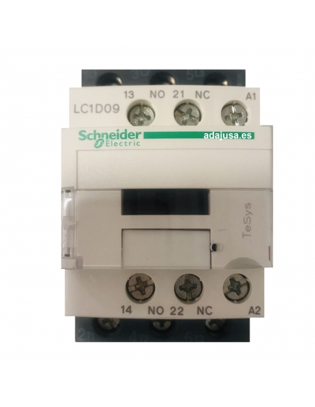 Contator trifásico 9A bobina 230Vac - Schneider