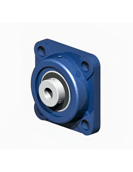 Square bracket with shaft bearing 60mm UCF212 - SNRSNRBrackets and tensioners with bearings