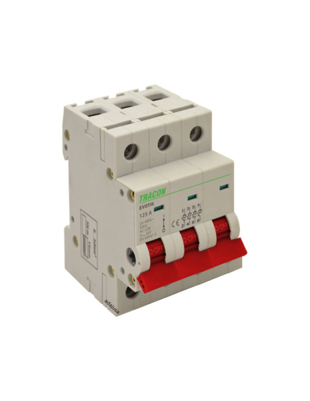 Seccionador isolador de 3 pólos 125A TIK3-125 | ADAJUSA | preço