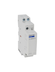 Contator modular 2 polos 230V SHK2-25V11 aberto fechado | ADAJUSA | preço