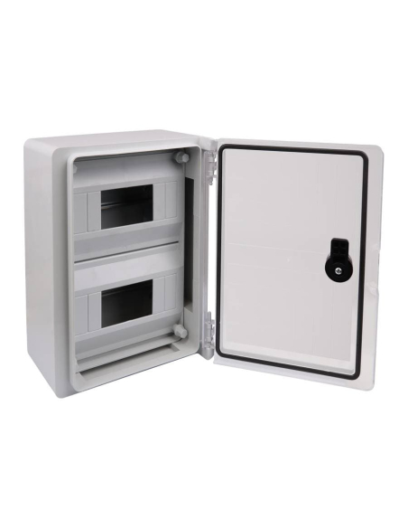 ABS electrical Cabinet  800x600x260 transparent door and front chassis IP65 TME806026MT | ADAJUSA | price
