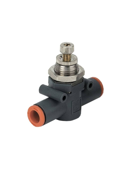 8mm tube-tube unidirectional flow Regulator - Metal Work | ADAJUSA | price