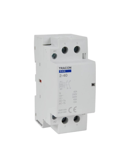 Modular contactor 2 Poles 230V SHK2-40V11 open and closed | ADAJUSA | price