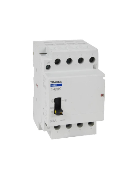 Modular contactor 4 Poles 230V with manual control SHK4-63K | ADAJUSA | price