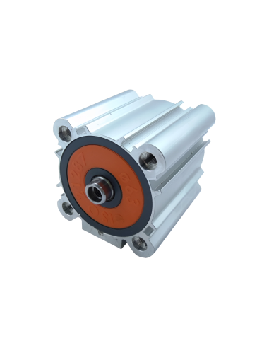 Compact pneumatic cylinder 20x15mm double acting ISO 21287 - Metal Work