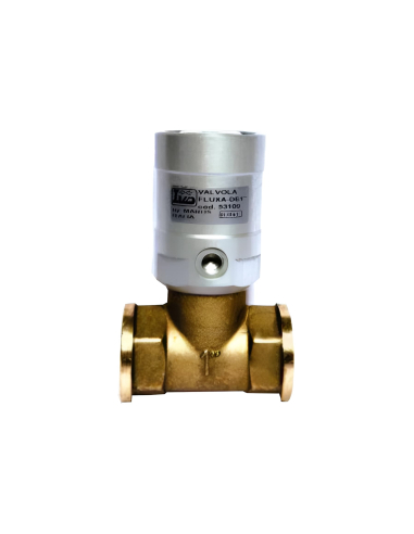 Válvula compacta para fluidos 3/4 NC com attuatore pneumático série Fluxa - Aignep