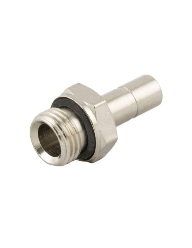 Cylindrical male automatic adapter 1/4 for tube  6 mm Series 50000 - Aignep