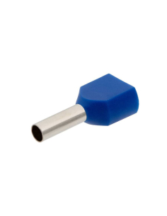 Double pre-insulated ferrule (100 pcs), insulated hollow ferrule for 2.5mm cable | ADAJUSA | price