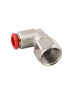 Female cylindrical adjustable elbow fitting 1/4 tube 10mm Series 50000 - Aignep | ADAJUSA
