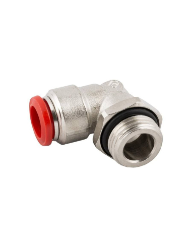 Cotovelo macho cilíndrico regulável 1/2 tubo 10mm Série 50000 - Aignep