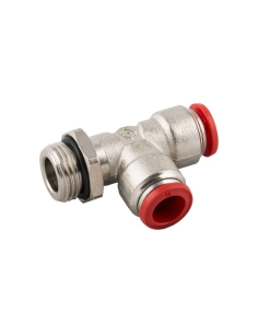 Adjustable T fitting with 3/8 side thread tube 12 Series 50000 - Aignep | ADAJUSA