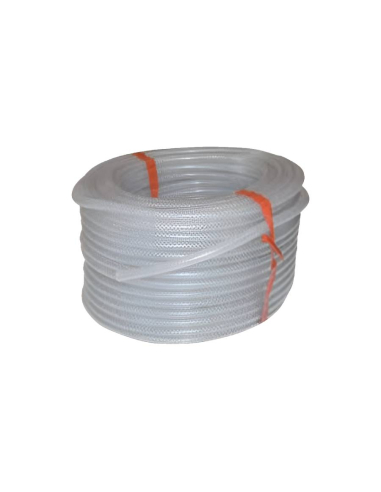 Translucent PVC Hose with reinforcement 8x14mm Roll 50m