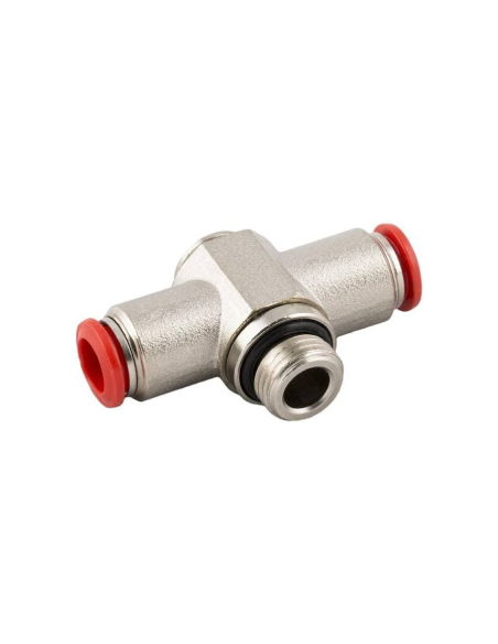 Double swivel fitting diameter 1/4 tube diameter 6mm with male O-ring Series 50000 - Aignep| ADAJUSA