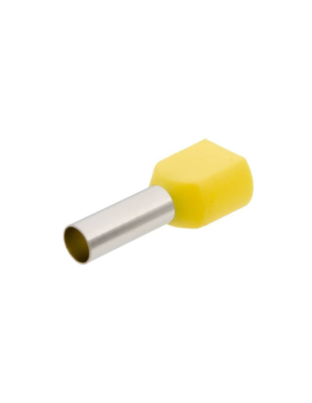 Double pre-insulated ferrule (10 units), insulated hollow ferrule for 6mm cable | ADAJUSA | price