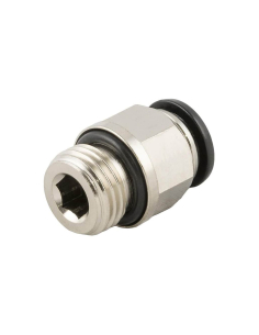 Automatic straight fitting 1/4 pipe 6mm Series 55000 - Aignep| ADAJUSA