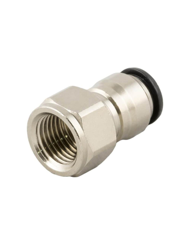 Conexão rosca fêmea reta 1/4 - tubo 8mm Série 55000 - Aignep