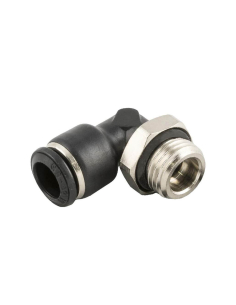 Male cylindrical adjustable elbow fitting 1/2 tube 10mm Series 55000 - Aignep | ADAJUSA