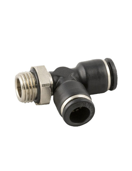 Swivel tee with lateral thread 3/8 pipe 10 Series 55000 - Aignep| ADAJUSA
