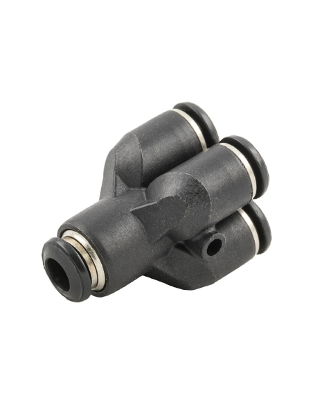 Duplo encaixe em Y com entrada de 6mm de diâmetro e saída de 4mm Série 55000 - Aignep: ADAJUSA