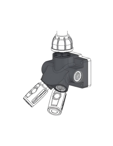 Distributor 4 outputs female input 1/2 aluminum Sicomat | ADAJUSA | price