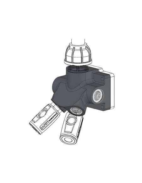 Distributor 4 outputs female input 3/4 aluminum condensate drain Sicomat | ADAJUSA | price