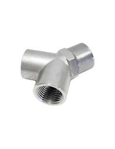 Y branch fitting at 90º female 1/4 INOX Series 62000 - Aignep | ADAJUSA