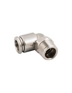 Conical male adjustable elbow fitting 1/8 tube 4mm INOX Series 60000 - Aignep | ADAJUSA