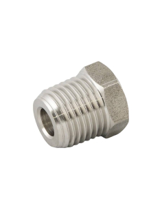 Redução 3/8 cônico macho para 1/4 fêmea INOX Série 62000 - Aignep | ADAJUSA