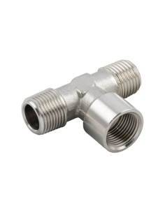Conexão T rosca central fêmea 3/8 INOX Série 62000 - Aignep | ADAJUSA