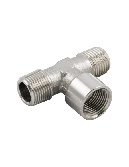 T fitting female central thread 3/8 INOX Series 62000 - Aignep | ADAJUSA