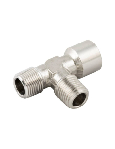 Conexão T rosca lateral fêmea 3/8 INOX Série 62000 - Aignep | ADAJUSA