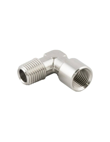 Adaptador L macho - fêmea 1/2 INOX Série 62000 - Aignep
