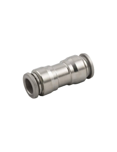 Straight intermediate tube fitting 6mm - 4mm INOX Series 60000 - Aignep