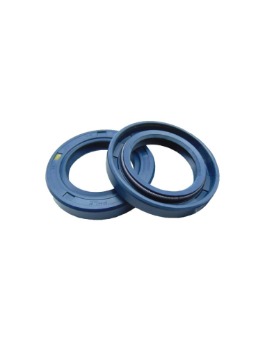 Radial seal 4.5x16x7 double lip TC NBR Blue