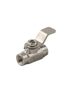 Válvula esfera INOX 2 vias 1/8 fêmea GHINOX - Aignep | ADAJUSA | preço