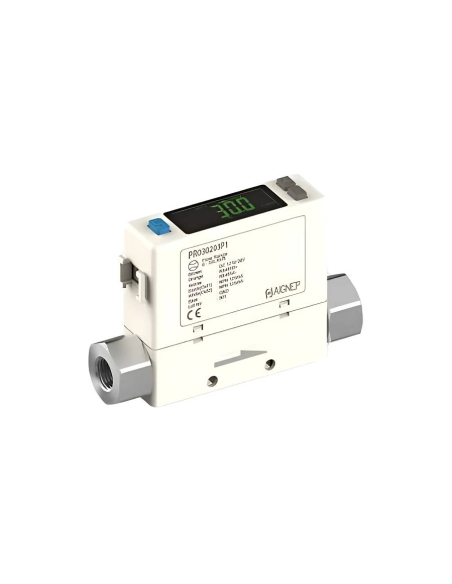 Digital flow and pressure sensor 0 - 200l/min PNP + Analog output (1 - 5V) PR030203P1 - Aignep | Adajusa