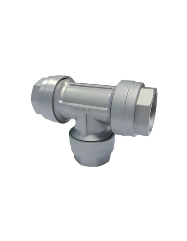 Aluminum T- Elbow union diameter 63mm - Aignep
