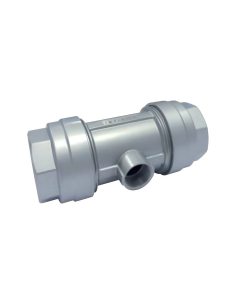 Aluminum fitting for "T" downpipes diameter 63mm female downpipe 1/2 Aignep | ADAJUSA | price