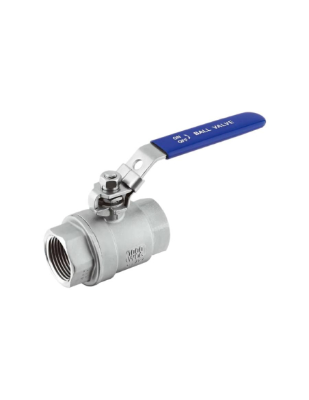 Valve with lever 1 1/4 female 2- way INOX cut-off - Aignep | ADAJUSA | price