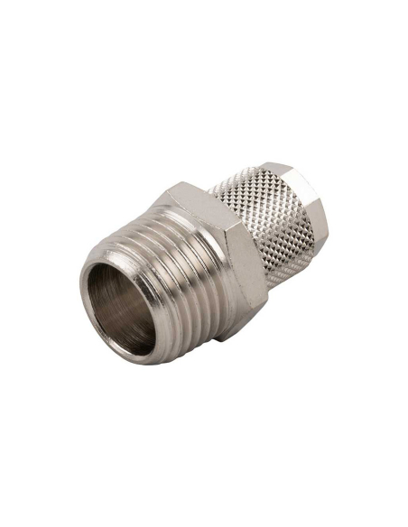 Straight male conical fitting 1/2 tube 10/8 Series 1000 - Aignep | ADAJUSA