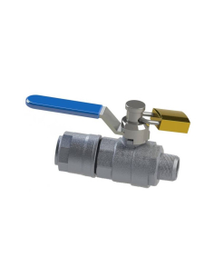2- way ball valve male 3/4 tube 25mm padlock included - Aignep | ADAJUSA | price