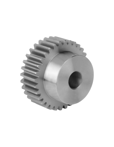 Cylindrical gear module 4 Z-33 straight toothed in steel
