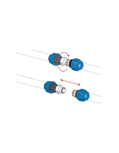 Conexão reta com conexão 3 peças 2" diâmetro 50mm - Sicomat | ADAJUSA | preço 2