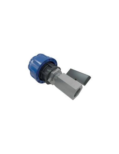 Plug with ball valve for 40mm diameter tube - Sicomat