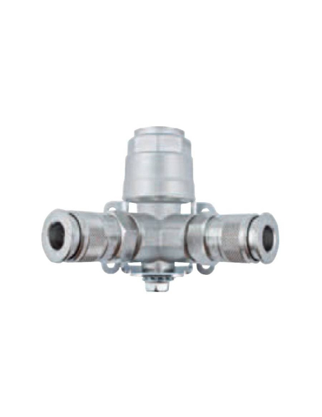 Distribuidor de 2 saídas montado com conectores rápidos de 25mm Aignep | ADAJUSA | preço