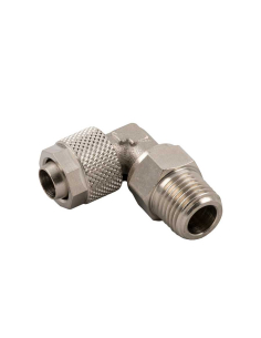 Conical male adjustable elbow fitting 1/8 tube 8/6 Series 1000 - Aignep | ADAJUSA