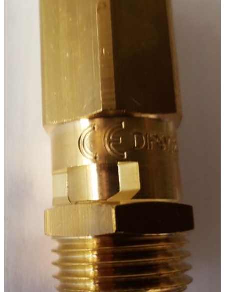 Válvula de segurança (sobrepressão) 1/4" 6 Bar